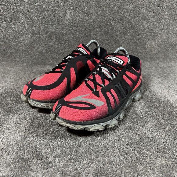 Brooks Pure Flow 2 1201311B613 Pink Black Athletic Running Shoes Women’s Sz 10 - Picture 6 of 14